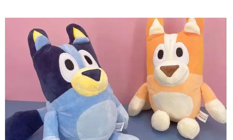 17/28cm Bluey & Bingo Family Plush Toys - Cartoon Dog Stuffed Animals, Soft Plush Dolls, Perfect For Birthday & Christmas Gifts