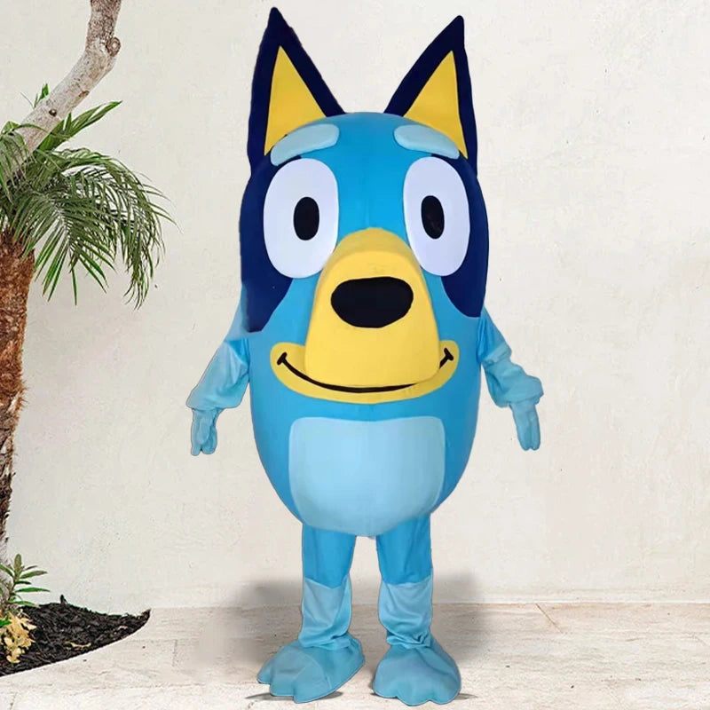 New Bluey Bingo Dog Cartoon Doll Costume 1:1 Adult Walking Cosplay Performance Costume Activity Performance Props Doll Costume