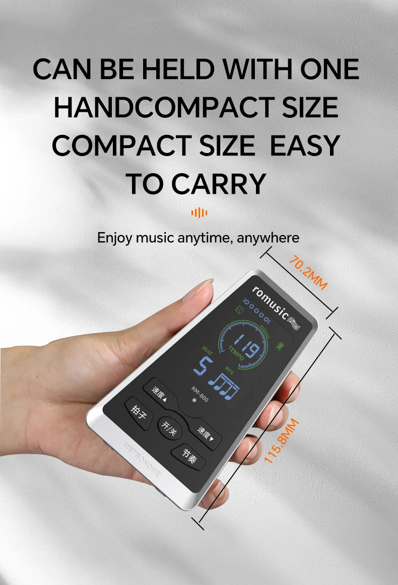 Romusic Mechanical Metronome Piano Specific Guitar Guzheng Violin Hulusi Universal Rhythm Instrument