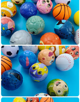 6pcs Solid Sponge Soft Ball Children Animal Football Football Toys Decompression Release Ball