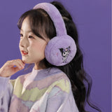 Hello Kitty Kids Earmuffs Girl Baby Cute Cartoon Ear Stuffed Earmuff Warm Winter Warm Windproof Plush Ear Christmas Gifts