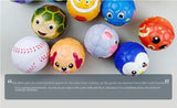 6pcs Solid Sponge Soft Ball Children Animal Football Football Toys Decompression Release Ball