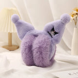 Kuromi Cinnamoroll Melody Plush Earmuffs Girls New Anime Ear Cover for Winter Kids Outdoors Warm Ear Muffs Children Xmas Gift