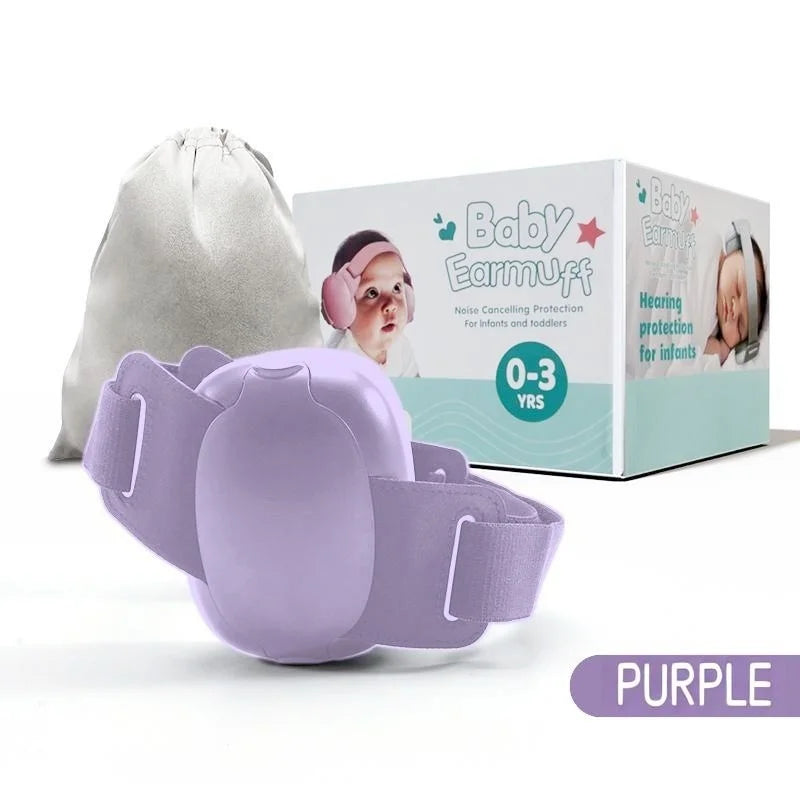 Baby Ear Muffs for Hearing Protection Noise Cancelling Earmuffs Infant Headphones With Headhand Improve Sleep Travel Gift