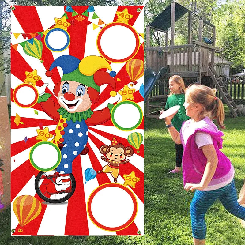 Throwing Sandbags Game Bean Bag Flag Toy Game Safe Bag Throwing Children's Outdoor Christmas Party Carnival Game Children's Toys