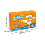 Phonics Flash Cards Rhyme Flashcard Read And Rhyme Flipping Books Vocabulary Word Families Flash Card Educational toys