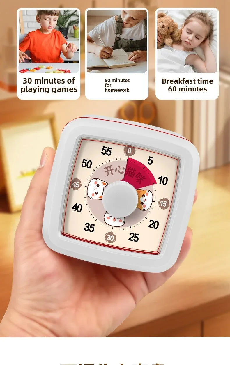 School Visual Timer Children Yunbaoit Visual Timer With Night Light Kitchen Accessories Stop Watch Digital Stopwatch Pomodoro