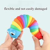 Baby Toy Twisted Caterpillar Infants and Toddlers Colorful Stress Relieving Toys Early Educational Toys Newborn Gift Squishy 1pc