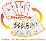 Music Flash Cards piano guitar chord chart, guitar piano learning music note card, music flash card