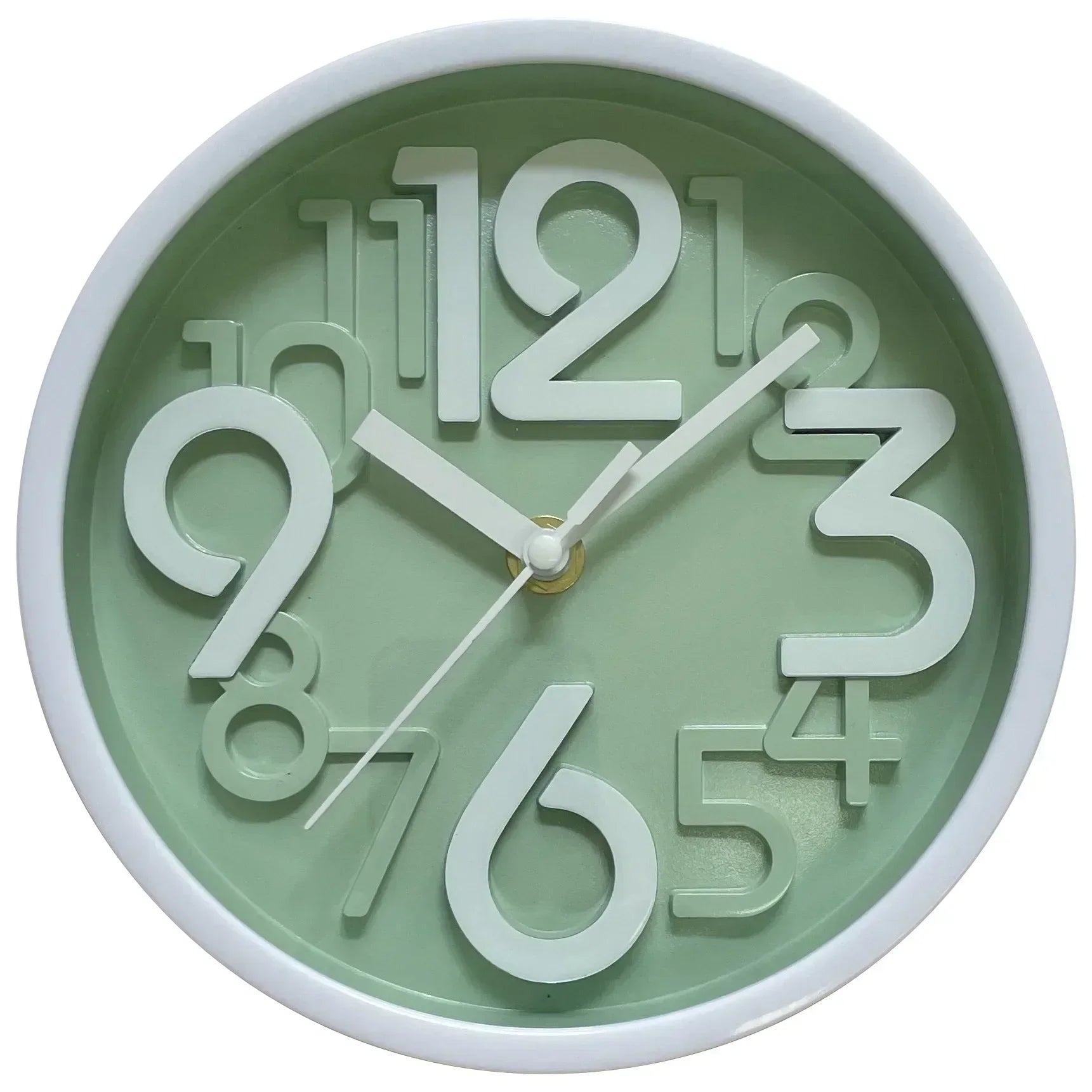 Children's Study Non-Ticking Wall Clock Luxury Silent Battery Operated Round Wall Clock for  Modern Simple Style Home Decor