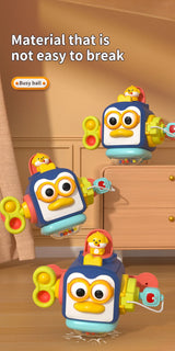 Montessori Sensory Toys Baby Busy Cube Activity Travel Toy Educational Learning Fidget Toys for Fine Motor Skills Children Gift