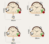 Children Chic Wall Clocks Silent Bedroom Art Cute Wall Clock Electronic Pendulum Pendule Horloge Murale House Decoration