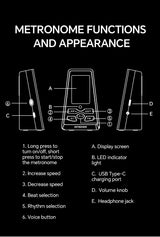 Romusic Mechanical Metronome Piano Specific Guitar Guzheng Violin Hulusi Universal Rhythm Instrument