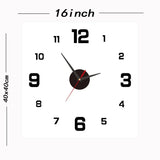 Children's Study Non-Ticking Wall Clock Luxury Silent Battery Operated Round Wall Clock for  Modern Simple Style Home Decor