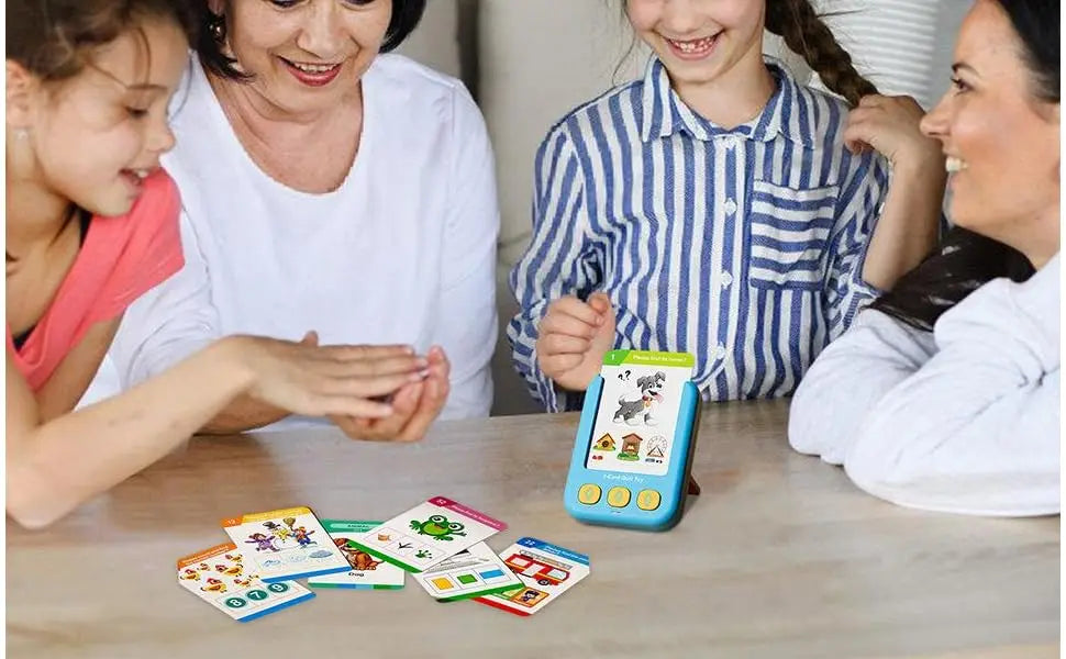 Talking Flash Cards Learning Toys for Kids Flash Card Learning Machine Interactive and Fun Learning Tool Gift for Children