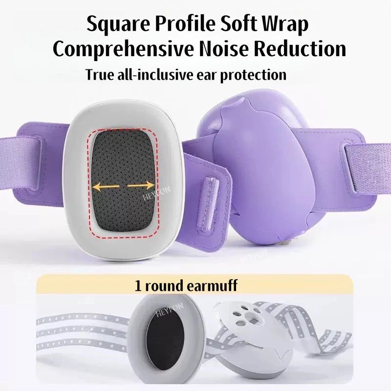Baby Ear Muffs for Hearing Protection Noise Cancelling Earmuffs Infant Headphones With Headhand Improve Sleep Travel Gift