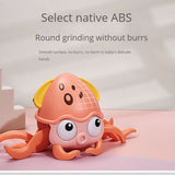 Children's Induction Escape Crab Crab Crawl Electronic Pet Toys Baby Music Early Education Mobile Toys Free Delivery