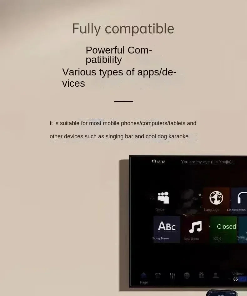 Microphone sound integrated microphone k song wireless Bluetooth family home singing children speaker ktv set mini