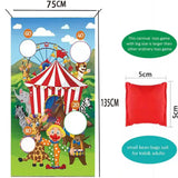 Throwing Sandbags Game Bean Bag Flag Toy Game Safe Bag Throwing Children's Outdoor Christmas Party Carnival Game Children's Toys