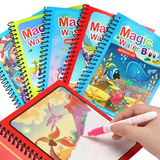 1P Reusable Water Drawing Book - Mess-Free Magic Painting Pad with