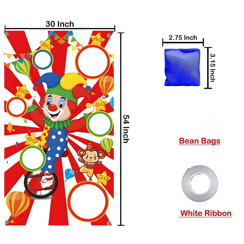 Throwing Sandbags Game Bean Bag Flag Toy Game Safe Bag Throwing Children's Outdoor Christmas Party Carnival Game Children's Toys