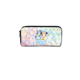 Bluey Bingo dog Fully Printed Flap Pen Bag Stationery Box Cartoon Large Capacity Pencil Case Cute Anime Bags Student School Bag