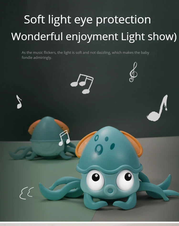 Children's Induction Escape Crab Crab Crawl Electronic Pet Toys Baby Music Early Education Mobile Toys Free Delivery