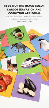 Flash Cards Baby Visual Stimulation Cards for Toddlers Sensory Development Early Education Learning Toys For Newborn Funny Gifts