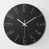 Wall Clock Battery Powered Clocks 12 inch Small Clock Analog Clock Suitable for Home Office Bedroom Kitchen Classroom School