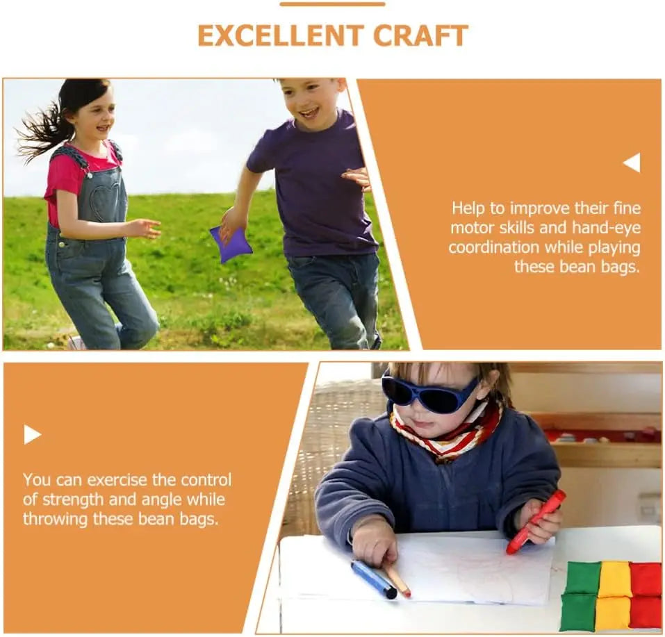 Bean Game Toss Tossing Kids Outdoor Mini Cornhole Beanbags Toy Games Supplies Props Beanbag Hole Hand Toys Sports Family Sand