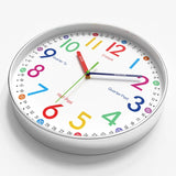 12 Inch Early Education Wall Clock Cartoon Children's Time Management Quartz Clock Home Wall Hanging Silent Clock 30CM