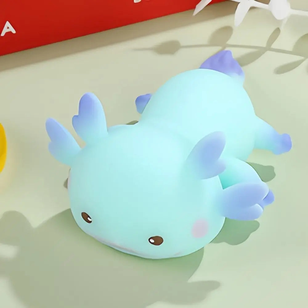 Cute Axolotl Squeeze Toys Stretch Design Fidget Doll Cartoon Fish Squishy Toy Stress Relief Multiple Color Slow Rebound Toys