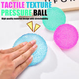 Big Soft Sensory Stress Balls Textured Memory Gel Soft Fidget Toys Anxiety Relief Squeeze Ball for Autism/ADHD Party Favors Gift