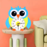 Nonwoven Fabric Cognition Clocks Toys DIY Puzzle Hour Minute Second DIY Clock Toys Cartoon Clock Time Teaching Aid Kids Gift