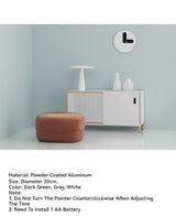 Modern Home Clock Creative Unique Decor Simple Fashion Exquisite Mute Round Wall Clock 12/14 Inch