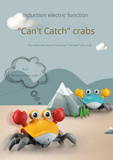 Children's Induction Escape Crab Crab Crawl Electronic Pet Toys Baby Music Early Education Mobile Toys Free Delivery