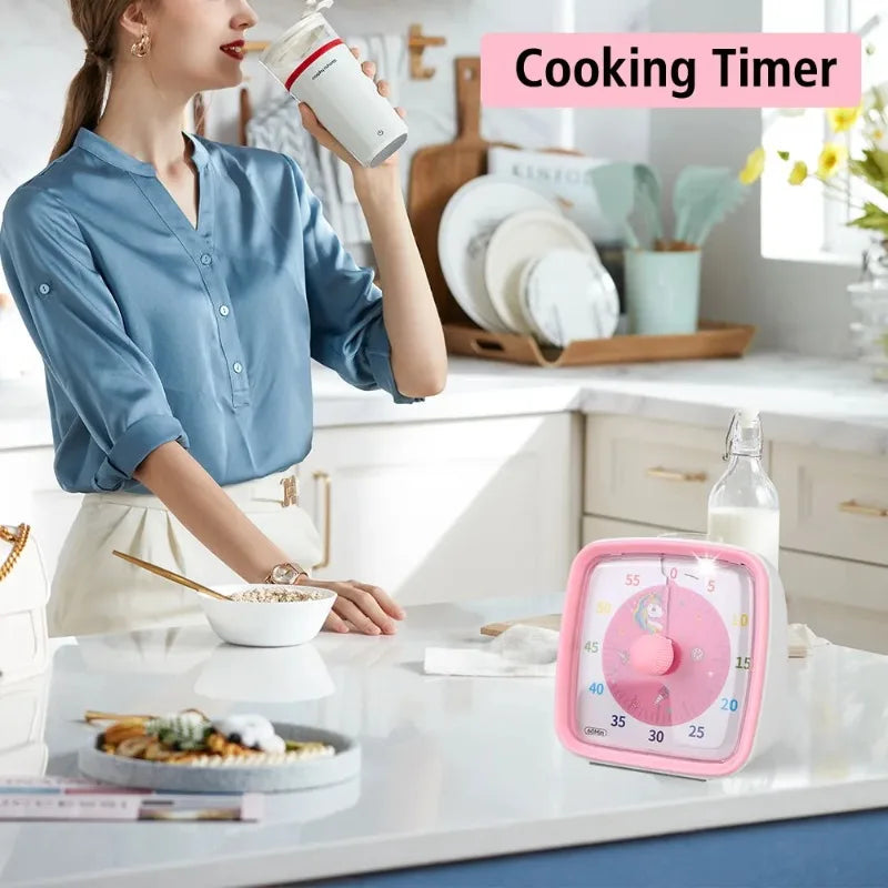 School Visual Timer Children Yunbaoit Visual Timer With Night Light Kitchen Accessories Stop Watch Digital Stopwatch Pomodoro