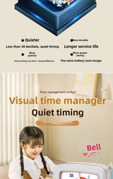 School Visual Timer Children Yunbaoit Visual Timer With Night Light Kitchen Accessories Stop Watch Digital Stopwatch Pomodoro