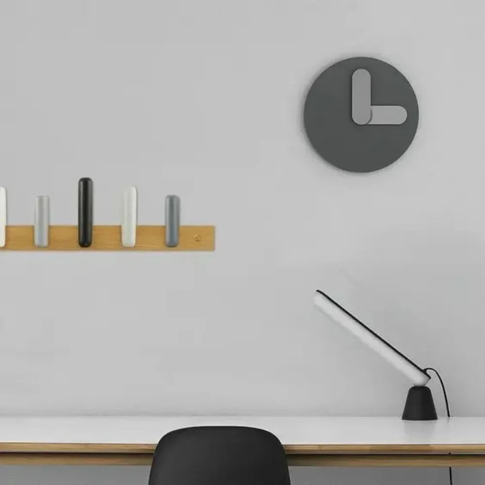 Modern Home Clock Creative Unique Decor Simple Fashion Exquisite Mute Round Wall Clock 12/14 Inch