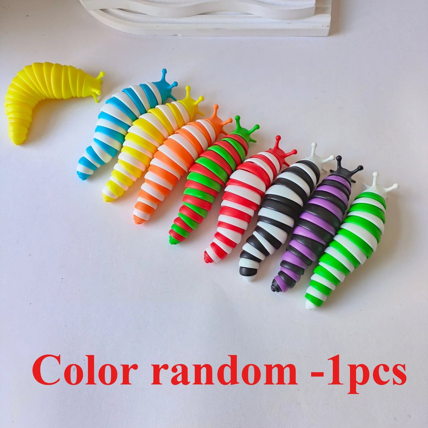 Baby Toy Twisted Caterpillar Infants and Toddlers Colorful Stress Relieving Toys Early Educational Toys Newborn Gift Squishy 1pc