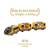 New Electric Universal Simulation High Speed Train Magnetic Locomotive Fit for Wooden Train Track Railway Educational Toys Gifts