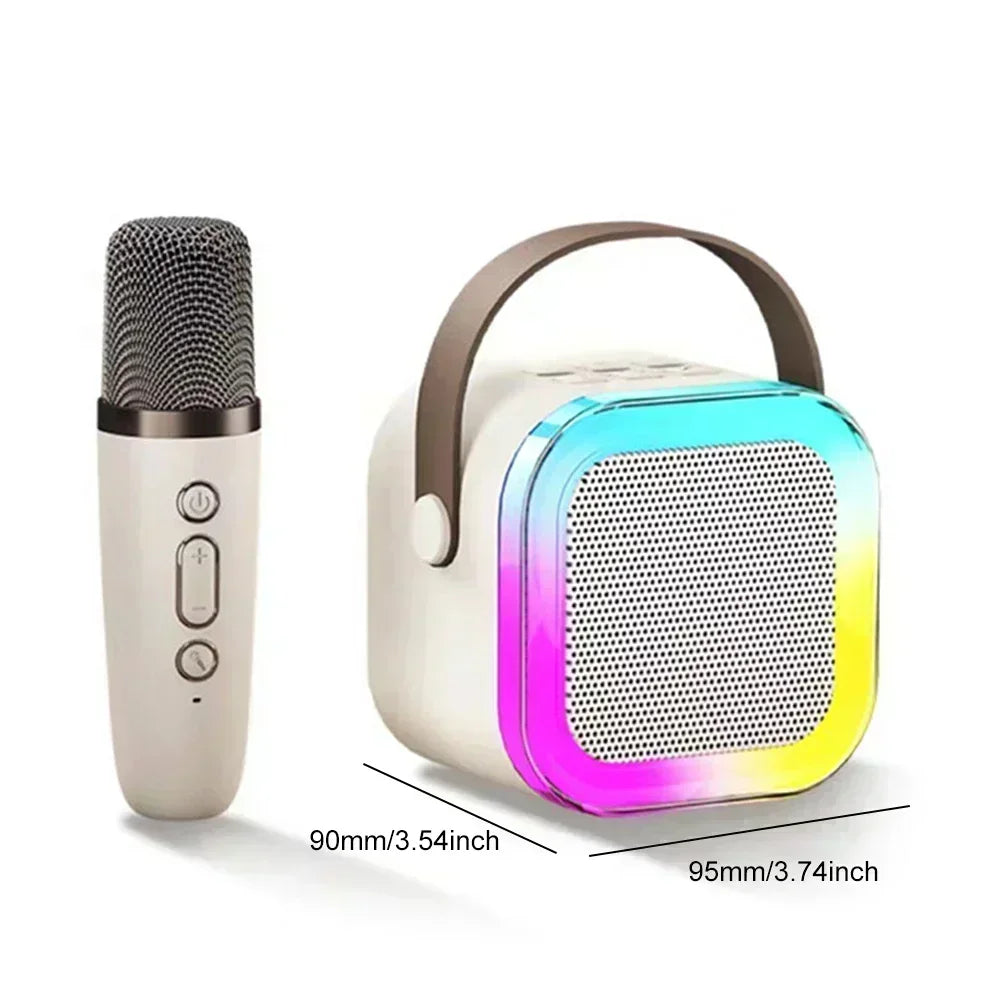 Microphone sound integrated microphone k song wireless Bluetooth family home singing children speaker ktv set mini