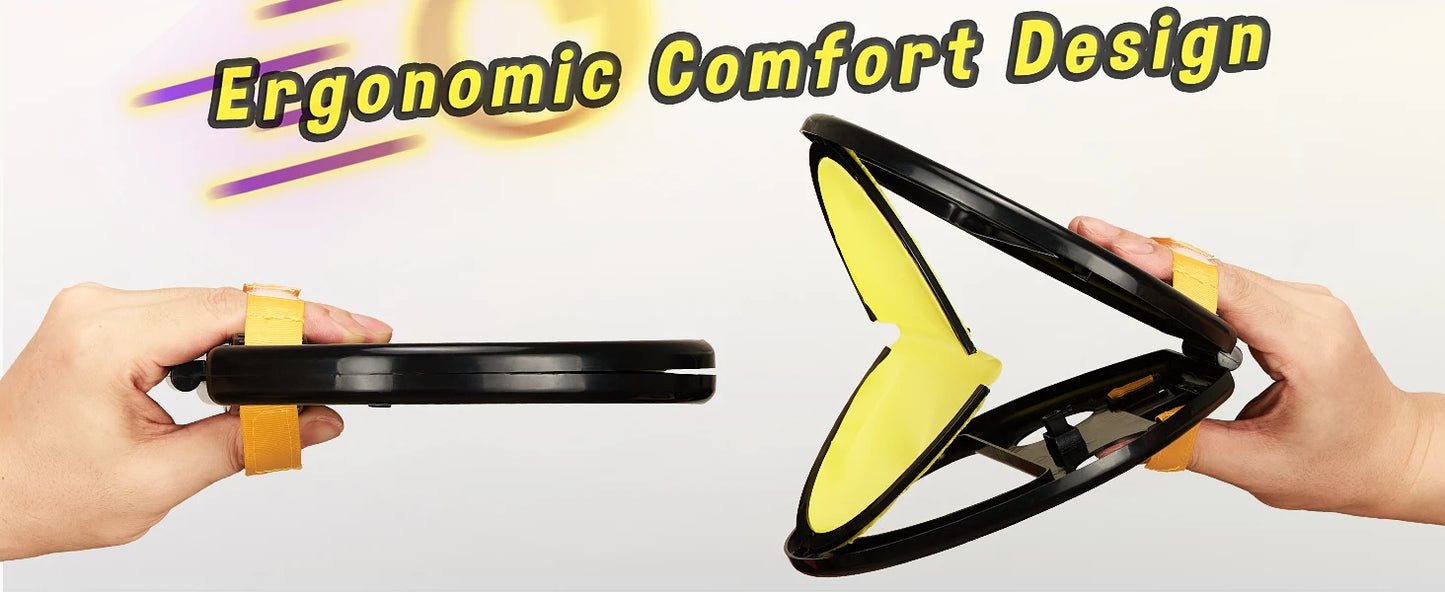 Outdoor Parent-Child Throwing & Catching Ball Game Set - Sports Fitness Hand Grip Ball Racket for Adults & Kids - Fun Toy Gift f