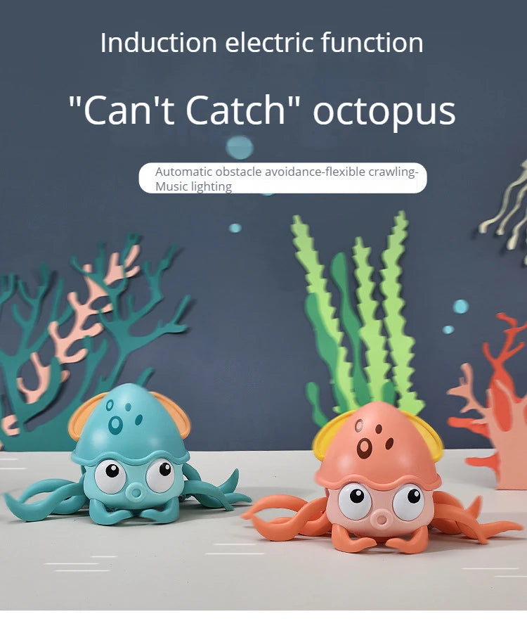 Children's Induction Escape Crab Crab Crawl Electronic Pet Toys Baby Music Early Education Mobile Toys Free Delivery