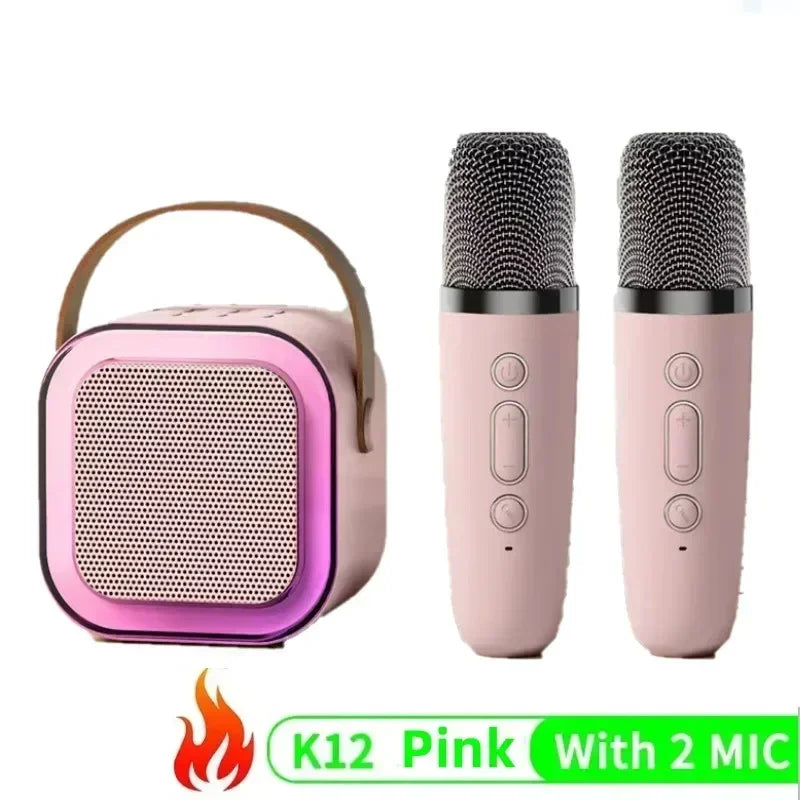 Microphone sound integrated microphone k song wireless Bluetooth family home singing children speaker ktv set mini