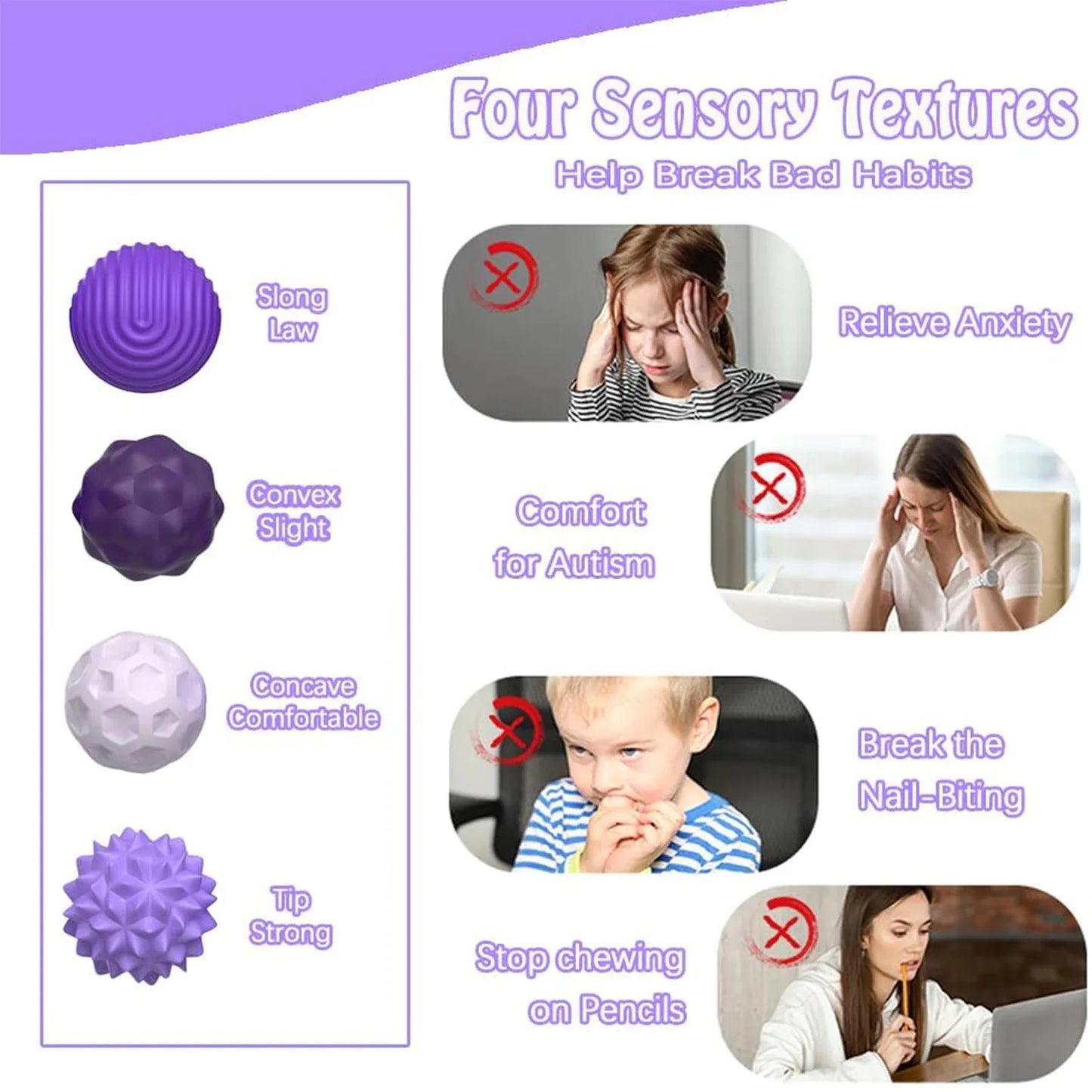 Silicone Magnetic Sensory Balls Fidget Toy Worry Balls Autism Calming Fidgeting Toy Kid Adults Anxiety Relief Stress Sensory Toy