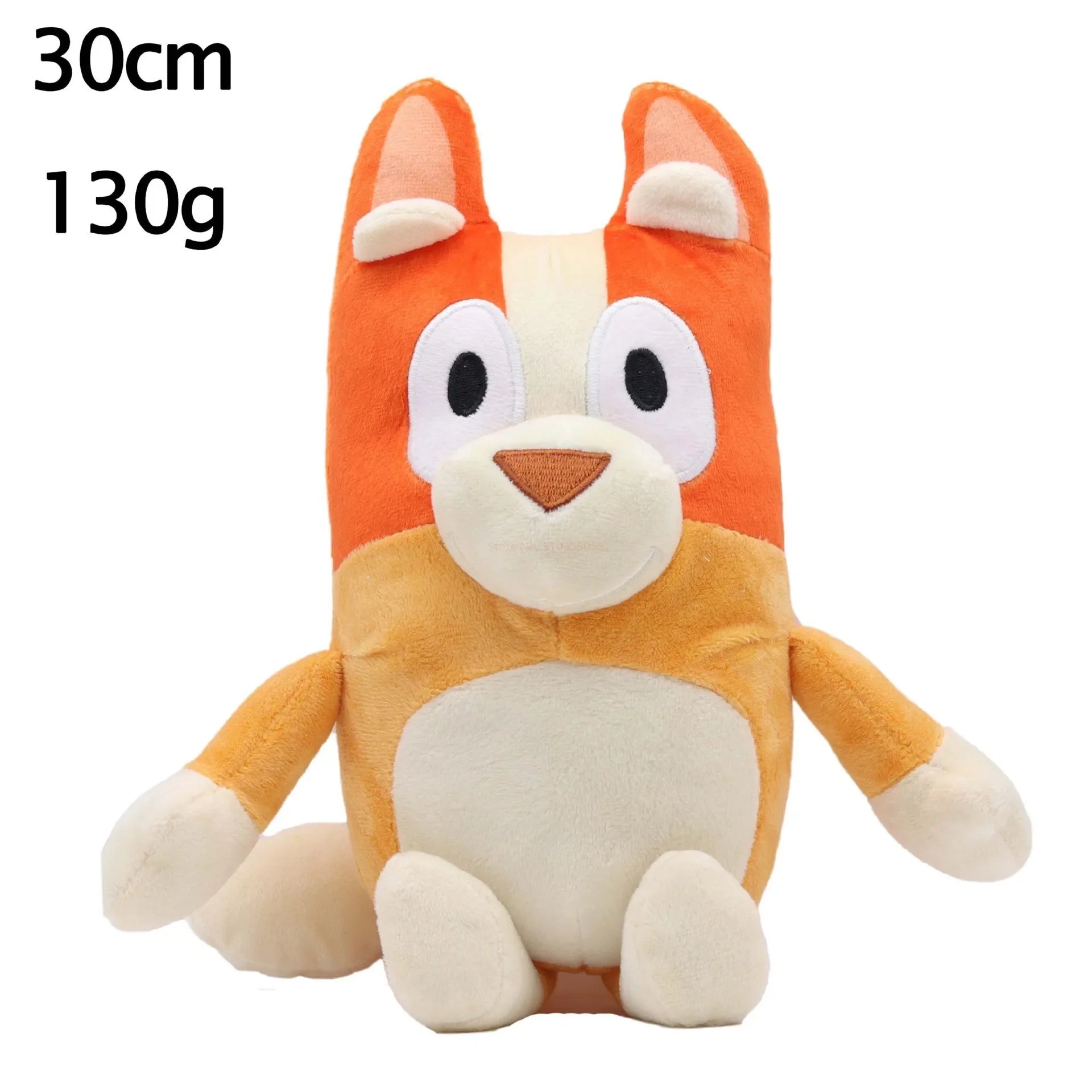 Popular Cartoon Dog Plush Toy Bluey Blue Dog Home Fill Animal Doll Children Birthday Gift Wholesale Cartoon Christmas Doll Toy