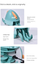 Children's Induction Escape Crab Crab Crawl Electronic Pet Toys Baby Music Early Education Mobile Toys Free Delivery