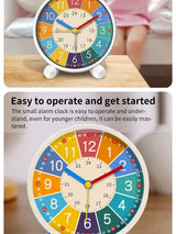 Early Learning Desktop Alarm Clock Children Wake Up Alarm Clock Living Room Bedroom Silent Desktop Clock Desktop Clock