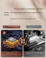 Microphone sound integrated microphone k song wireless Bluetooth family home singing children speaker ktv set mini